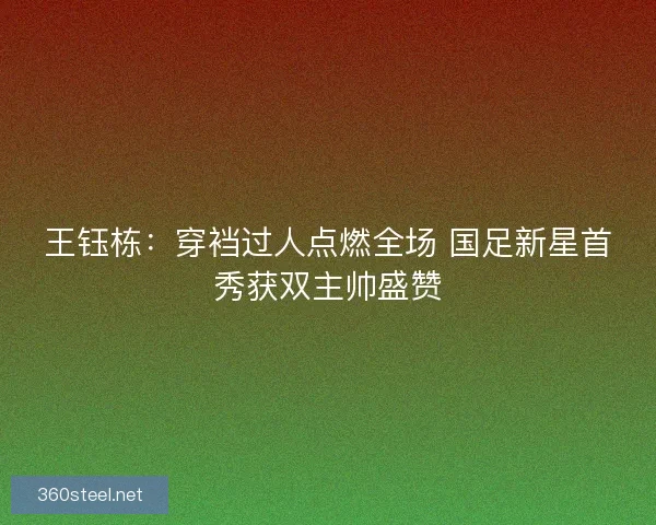 王钰栋：穿裆过人点燃全场 国足新星首秀获双主帅盛赞